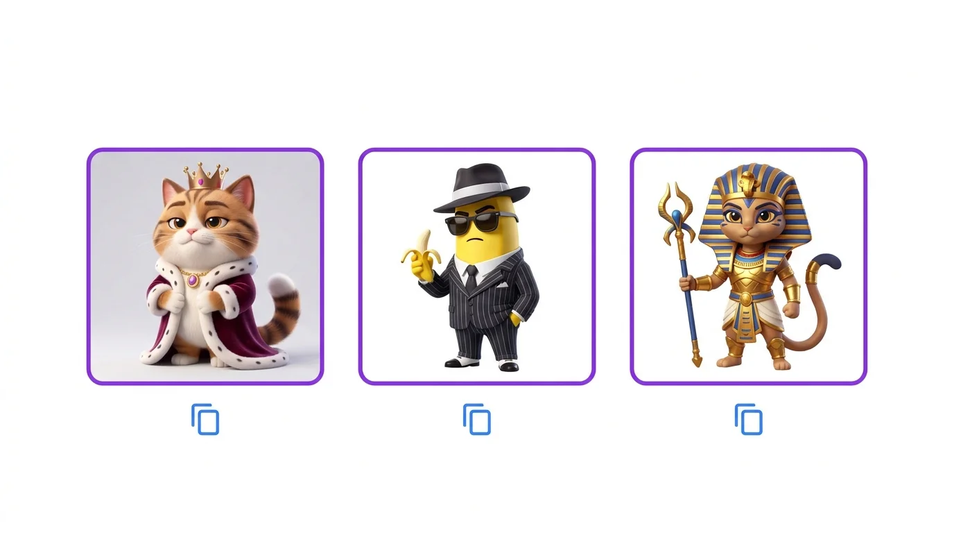Gallery of AI image prompt examples showing different styles