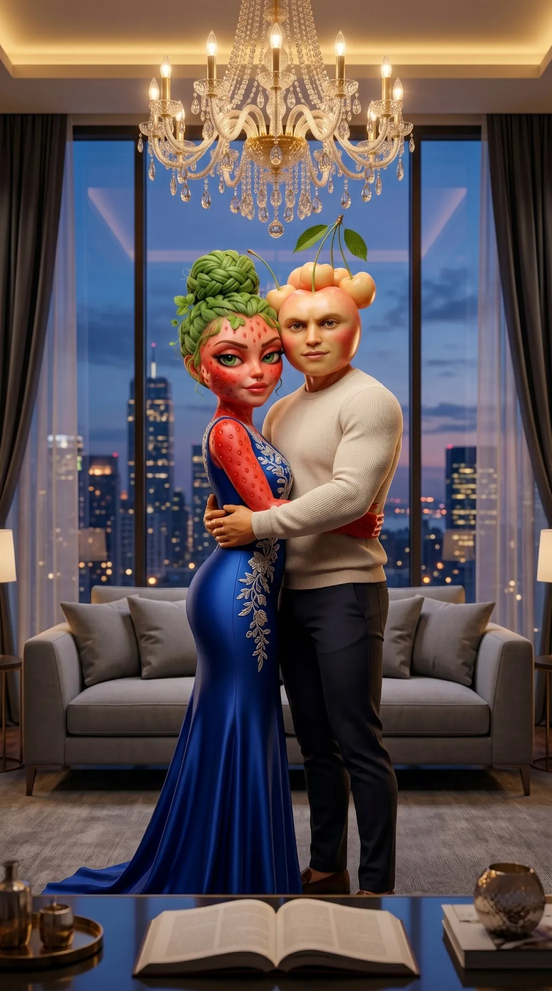 The Romance - The Acid Ambush AI image prompt 3D Pixar style scene 11