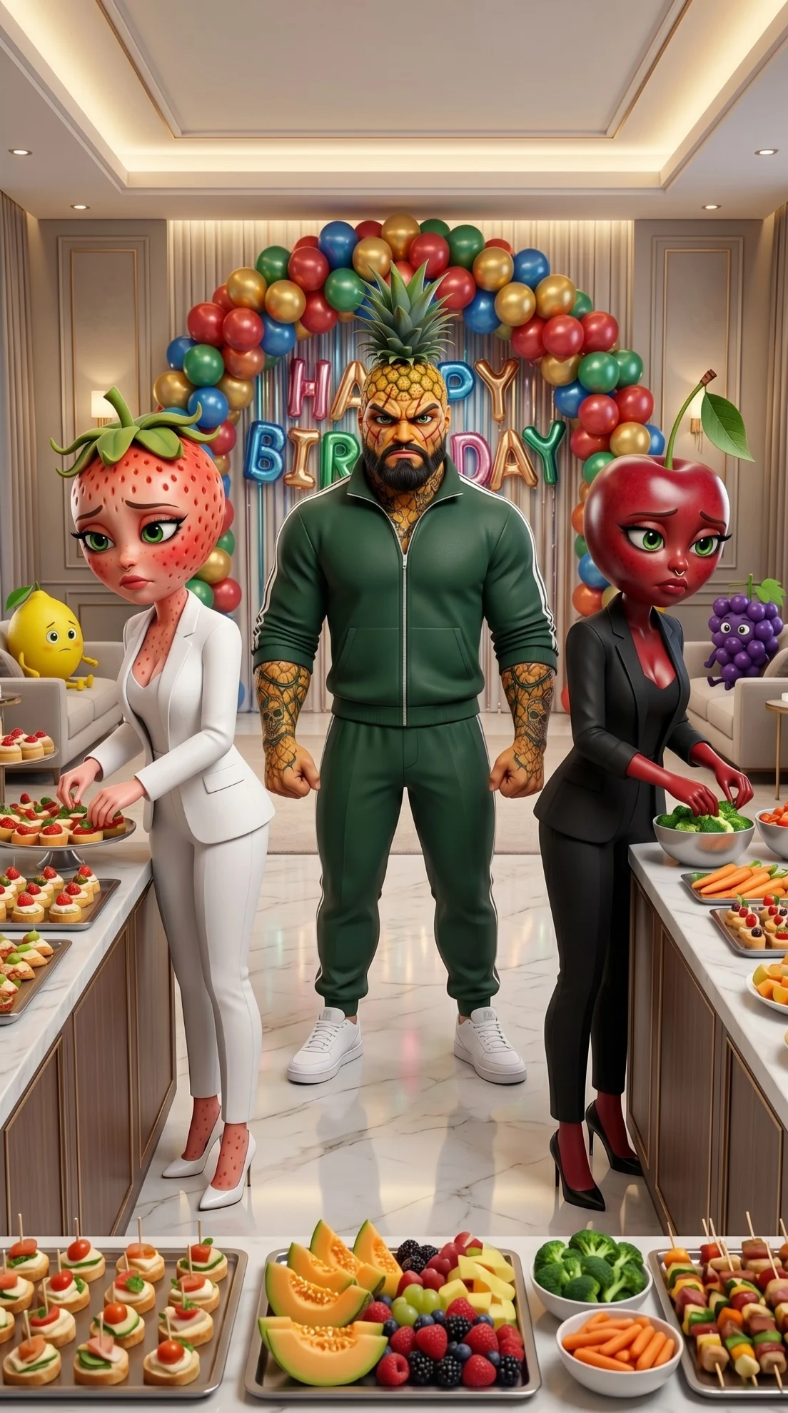 Kitchen Panic - The Birthday Escape AI image prompt scene 17