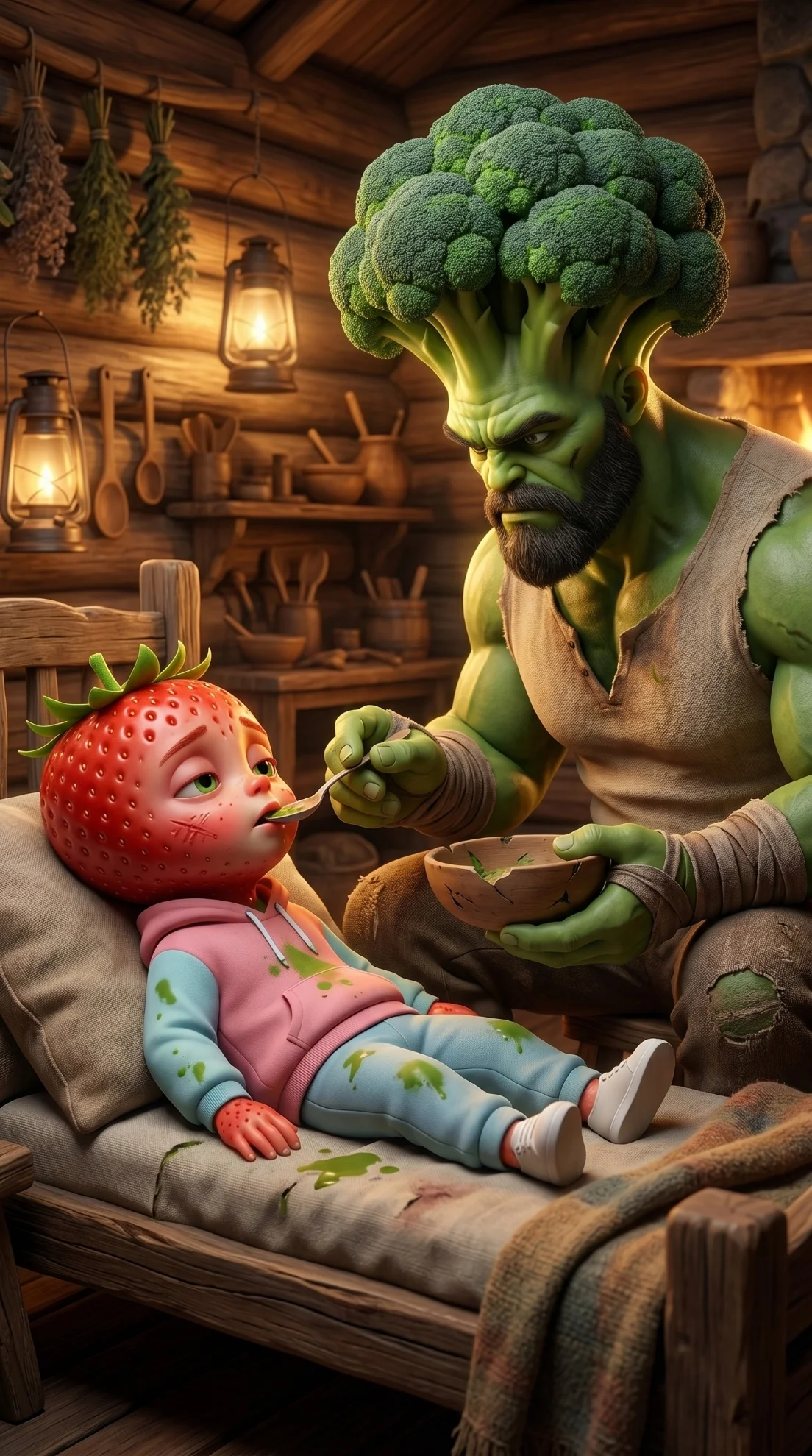 The Truth - The Lost Strawberry Kid AI image prompt scene 16