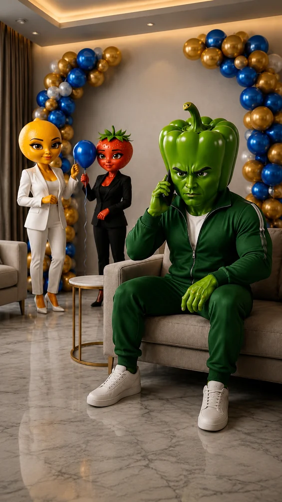 Birthday Preparations - The Pepper Tyrant AI image prompt scene 14