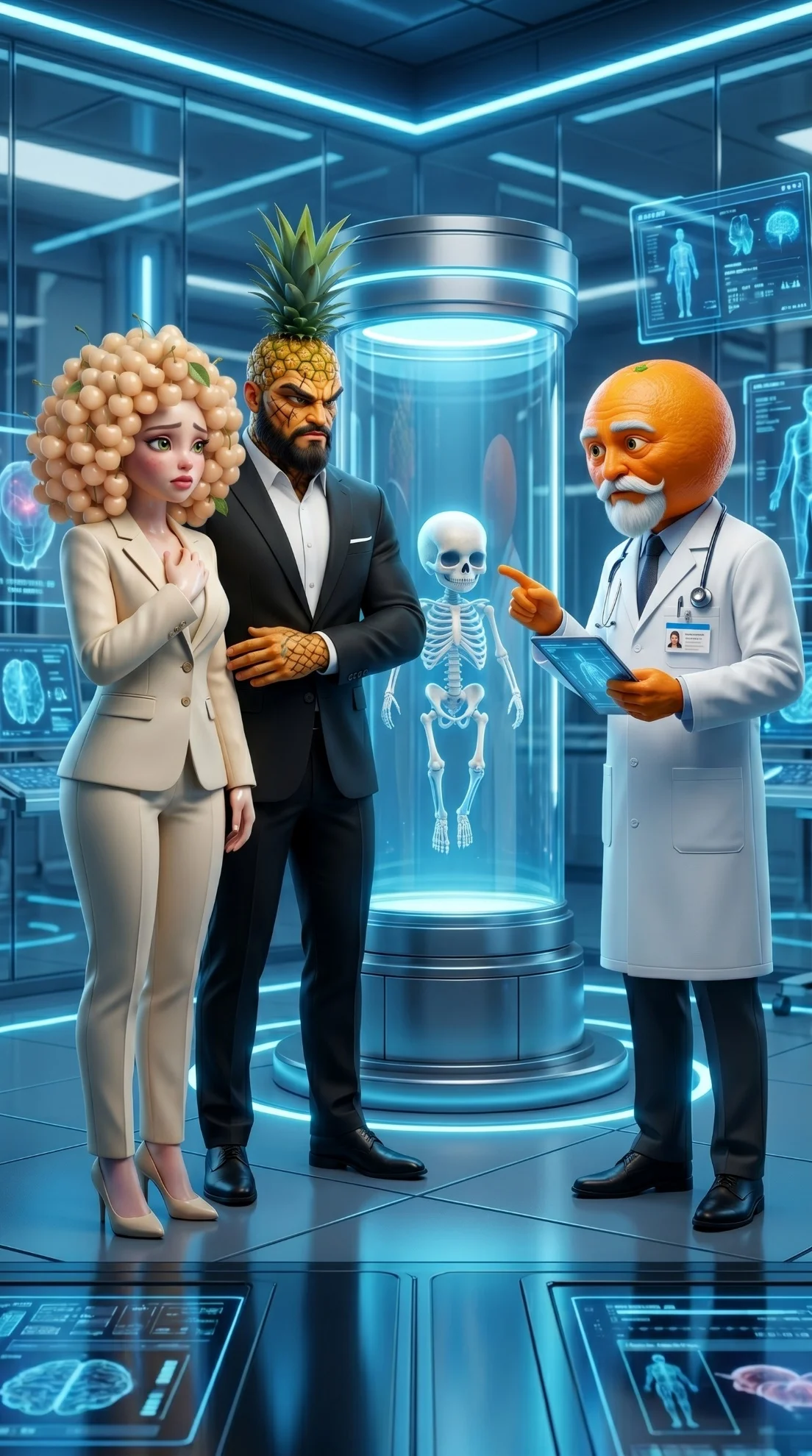 The Serpent's Miracle AI story revival machine 3D Pixar style