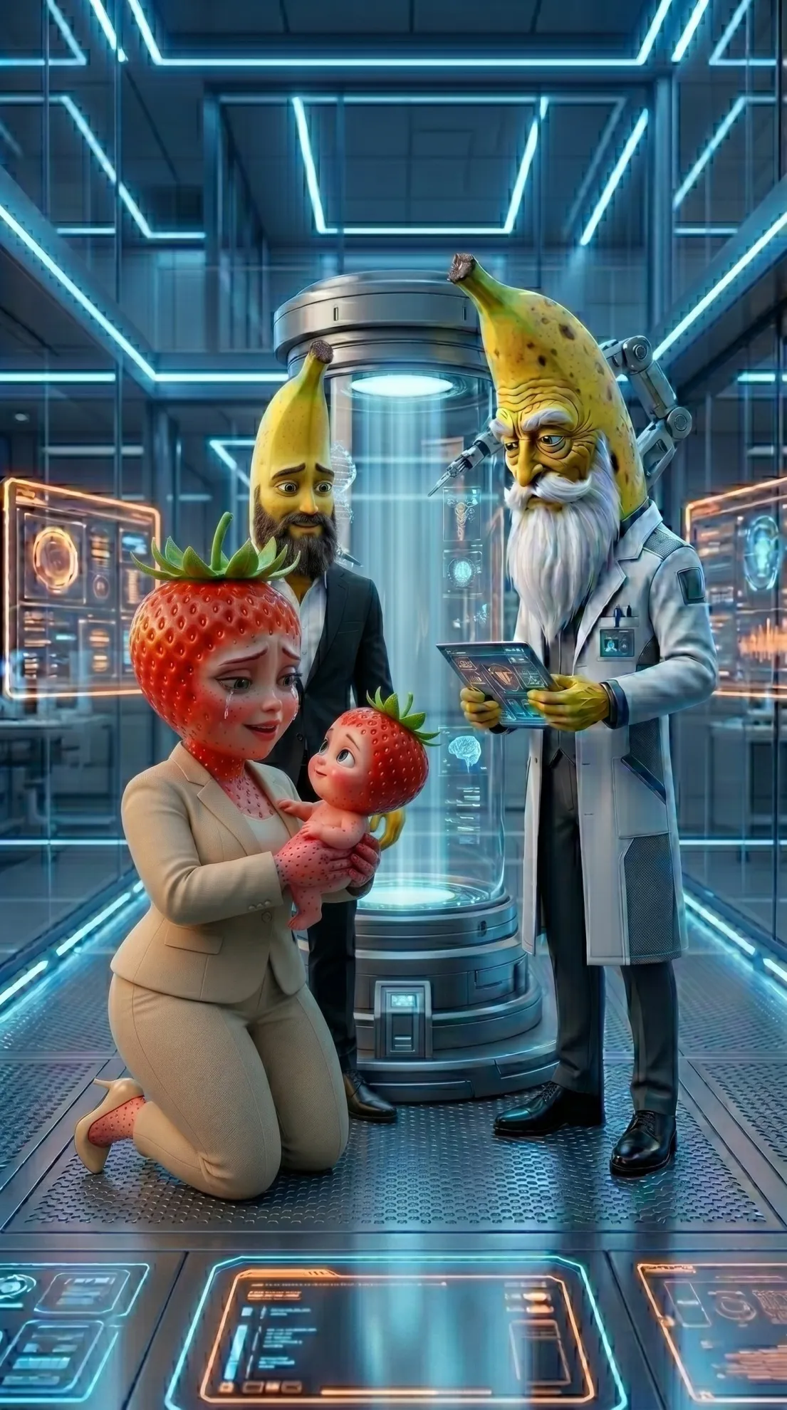The Reunion - The Serpent's Strike AI image prompt 3D Pixar style scene 10
