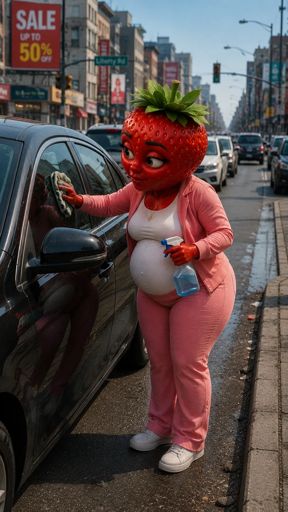 The Roadside Emergency - The Sinister Proposal AI image prompt scene 9